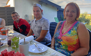 Pauline Reitinger begleitete die Werkstattgruppe letzten Sommer beim Slowenienurlaub.